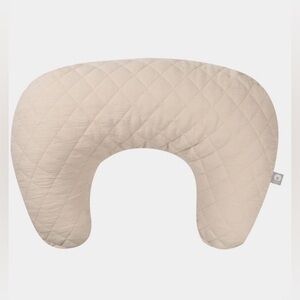 Boppy New Nursing Pillow With Luxe Fabric Cover- Oatmeal Quilted